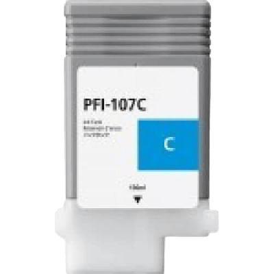 Canon PFI-107C 6706B001 cyan bl&aelig;kpatron variant