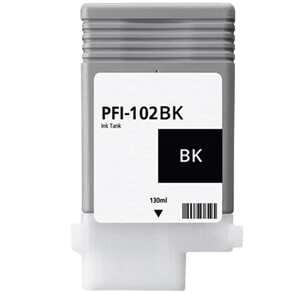 Canon PFI102BK 0895B001 sort bl&aelig;kpatron variant