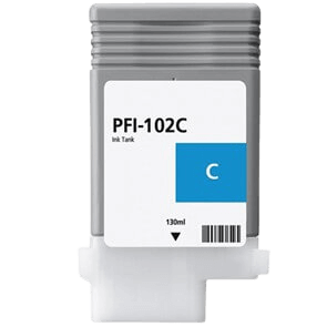 Canon PFI102C 0896B001 cyan bl&aelig;kpatron variant