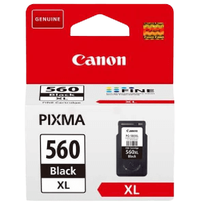 PG-560XL XL 3712C001 sort bl&aelig;kpatron original