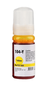 Epson 104 C13T00P440 gul Bl&aelig;k refill variant