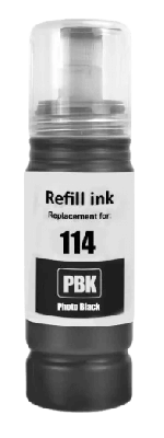 Epson 114 C13T07B140 foto sort Bl&aelig;k refill variant