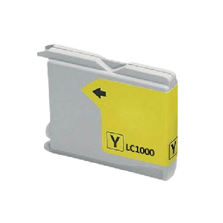 Brother LC1000Y gul bl&aelig;kpatron variant