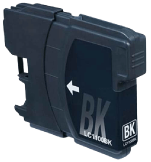 Brother LC1100BK sort bl&aelig;kpatron variant