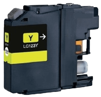 Brother LC123Y gul bl&aelig;kpatron variant