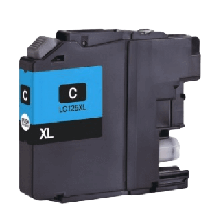 Brother LC125C XL cyan bl&aelig;kpatron variant