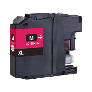 Brother LC125M XL magenta bl&aelig;kpatron variant