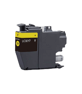 Brother LC3217Y gul bl&aelig;kpatron variant