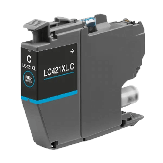 Brother LC421XLC XL cyan bl&aelig;kpatron variant