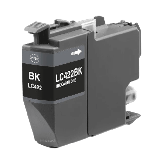 Brother LC422BK sort bl&aelig;kpatron variant
