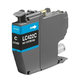 Brother LC422C cyan bl&aelig;kpatron variant