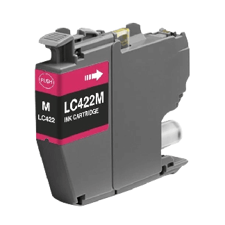 Brother LC422M magenta bl&aelig;kpatron variant