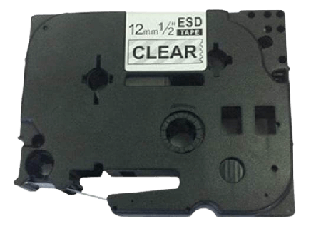 Brother TZe131 12 mm x 8 m Sort tekst / Klar tape tape variant