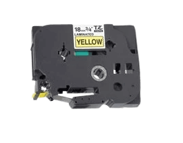 Brother TZe641 18 mm x 8 m Sort tekst / Gul tape tape variant