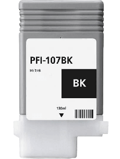 Canon PFI-107BK 6705B001 sort bl&aelig;kpatron variant