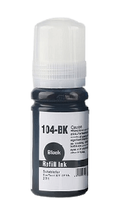 Epson 104 C13T00P140 sort Bl&aelig;k refill variant