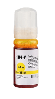 Epson 104 C13T00P440 gul Bl&aelig;k refill variant