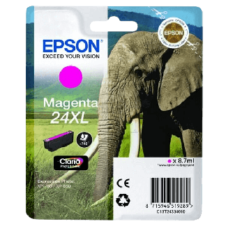 24XL XL C13T24334012 magenta bl&aelig;kpatron original