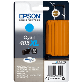 405XL XL C13T05H24010 cyan bl&aelig;kpatron original