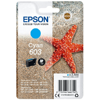 603 C13T03U24010 cyan bl&aelig;kpatron original