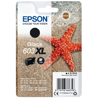 603XL XL C13T03A14010 sort bl&aelig;kpatron original