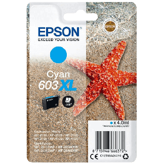 603XL XL C13T03A24010 cyan bl&aelig;kpatron original