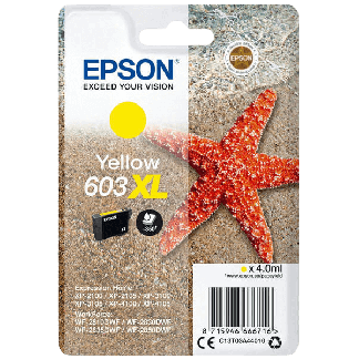 603XL XL C13T03A44010 gul bl&aelig;kpatron original