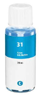 HP 31 1VU26AE cyan Bl&aelig;k refill variant