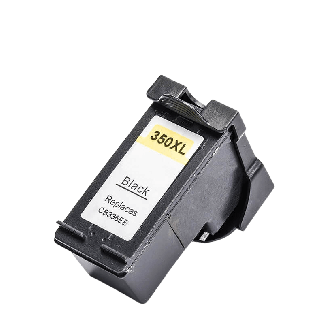 HP 350 XL CB336EE sort bl&aelig;kpatron variant