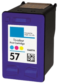 HP 57 XL C6657AE 3 farver i &eacute;n bl&aelig;kpatron variant