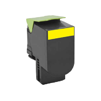 Lexmark 802HY XXL 80C2HY0 gul toner variant