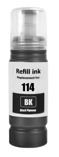 Epson 114 C13T07A140 sort Bl&aelig;k refill variant
