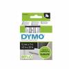 Dymo D1 Labeltape 12mm x 7m - Sort/Klar