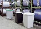 Durable affaldsspand Durabin 90L hvid 
