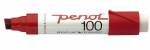 Permanent Marker Penol 100 3-10 mm - Rød