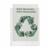 Plastlomme Esselte Recycled A4+ 100my m. præg 100stk/pak