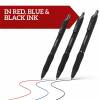 Gelpenne Sharpie S-Gel sort, blå, rød 0,7mm 3-Blister