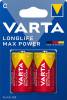 Batteri Varta Longlife Max Power C 2stk/pak blister