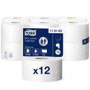 Toiletpapir Tork Advanced Jumbo Mini T2 1-lags Hvid - 110163