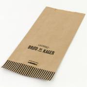 Bagerpose m/sidefals mellem Friskbagt br&Atilde;&cedil;d og kager 500stk/pk
