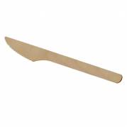 Træbestik kniv Nature line 16,5cm 100stk/pak