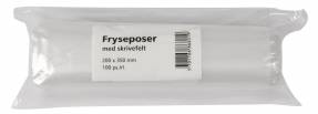 Fryseposer 200x350mm 3l m/skrivefelt 100ps/rul