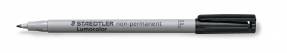 OHP-pen Lumocolor sort F 0,6mm 316-9 non-permanent