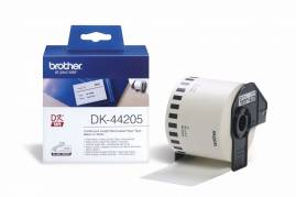 Label Brother hvid DK-44205 62mmx30,48m aftagelig papir