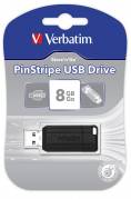 USB Flash Drive Verbatim 8GB Store'n'Go Pin Stripe