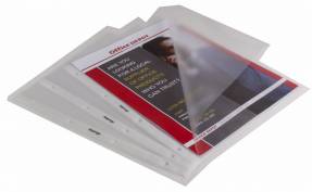 Plastlommer PP Office DEPOT A4 0,075mm &aring;ben t/v 100stk/&aelig;sk