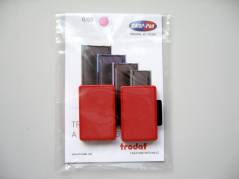 Stempelpude Trodat rød 2-pack til 5204/5206/4206/4460 m.fl 6/56