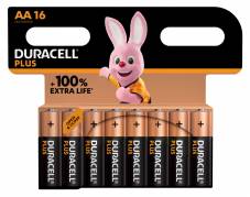 Batteri Duracell Plus Power AA alkaline 16stk/pak Special offer