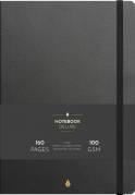Notebook Deluxe B5 black black