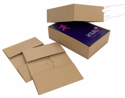 Rigsarkiv&Atilde;&brvbar;ske 380x250x80mm l&Atilde;&yen;g - b&Atilde;&cedil;lgepap A4